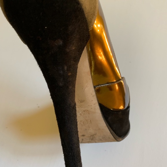 Fendi Fendista Colorblock Platforms 38.5(eu) - Picture 4 of 6